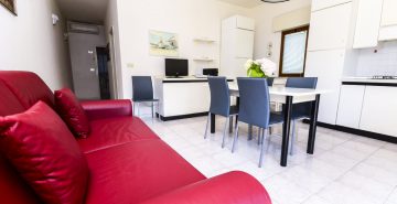 Zona soggiorno-pranzo di Villa Terry II